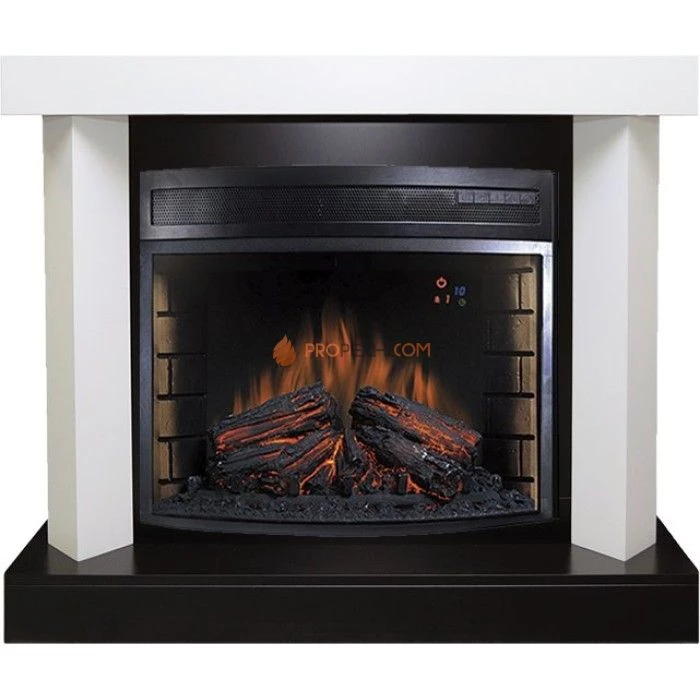 Каминокомплект Royal Flame Vancouver - Фактурный белый с очагом Dioramic 28 LED FX