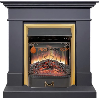 Каминокомплект Royal Flame California SFT (Разборный) - Серый графит с очагом Majestic FX Brass