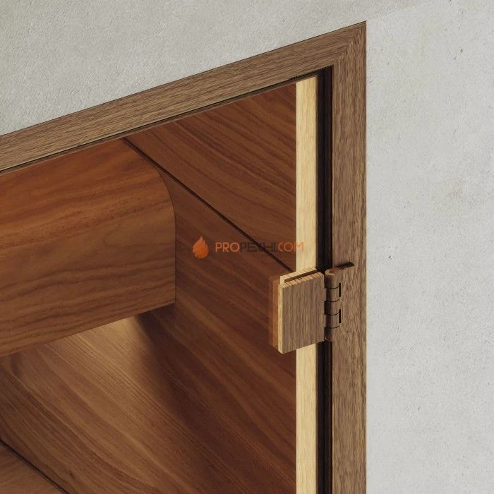 Дверь для хамама DoorWood АРТ Wood 3 Бронза, 2000x900 мм