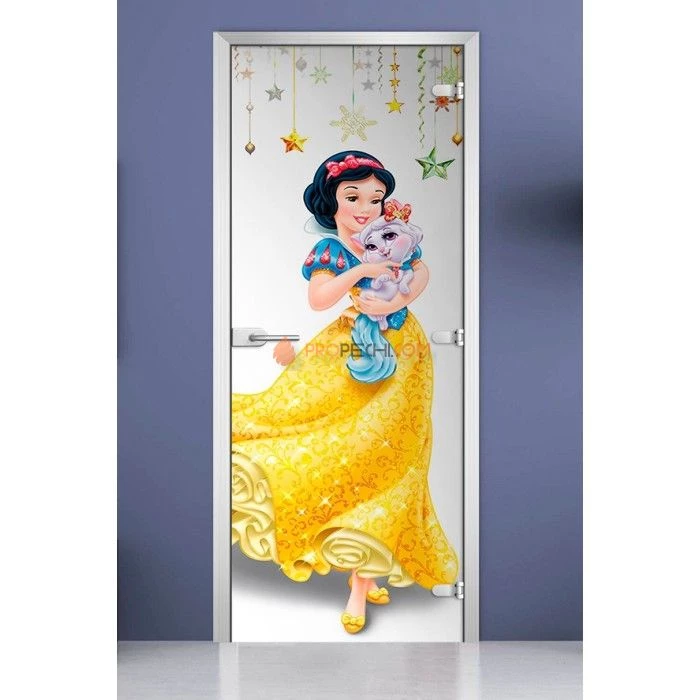 Стеклянная межкомнатная дверь DoorWood с фотопечатью Kids-05, 2000х800 мм