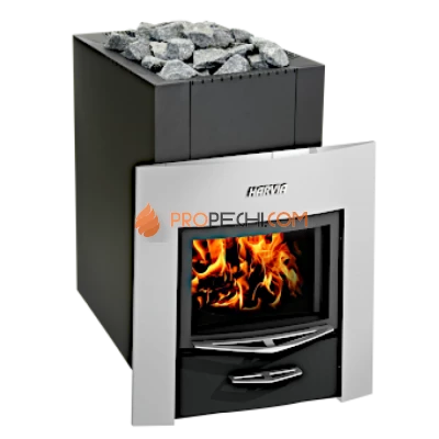 Дровяная печь для бани Harvia 22 Duo Black