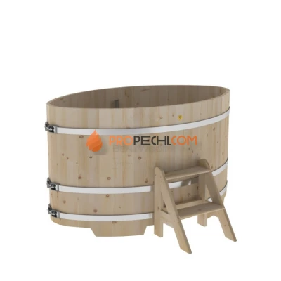 Купель BentWood овальная из кедра 1,02х1,68 стандарт