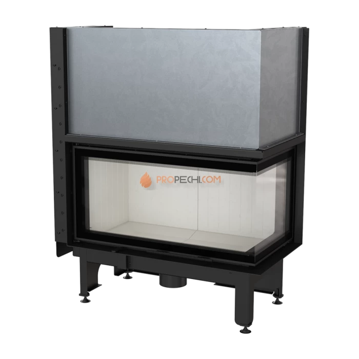 Каминная топка стальная Kratki NADIA/14/P/BS/G (гильотина) (14 кВт)