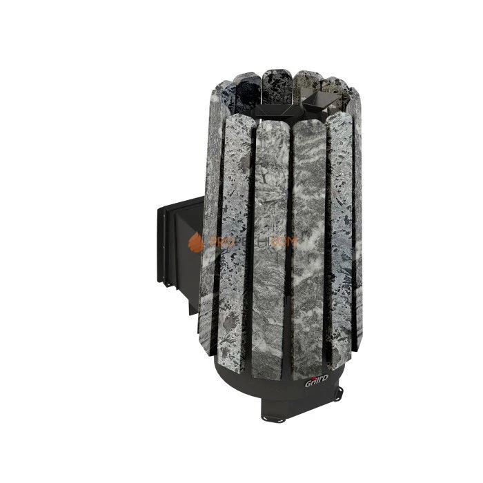 Дровяная печь для бани Grill’D Cometa 180 Vega Long Window Max, Stone (Серпентинит)
