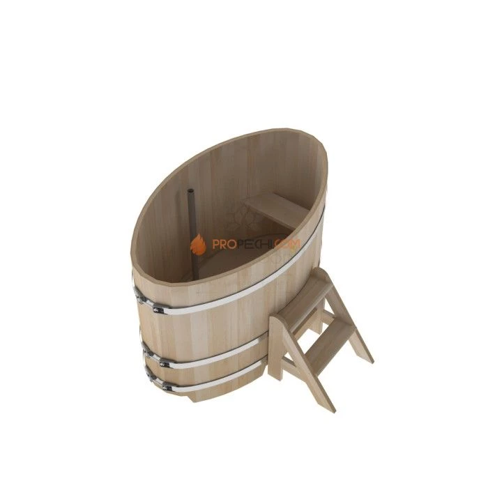 Купель BentWood овальная из кедра 0,80х1,42 премиум