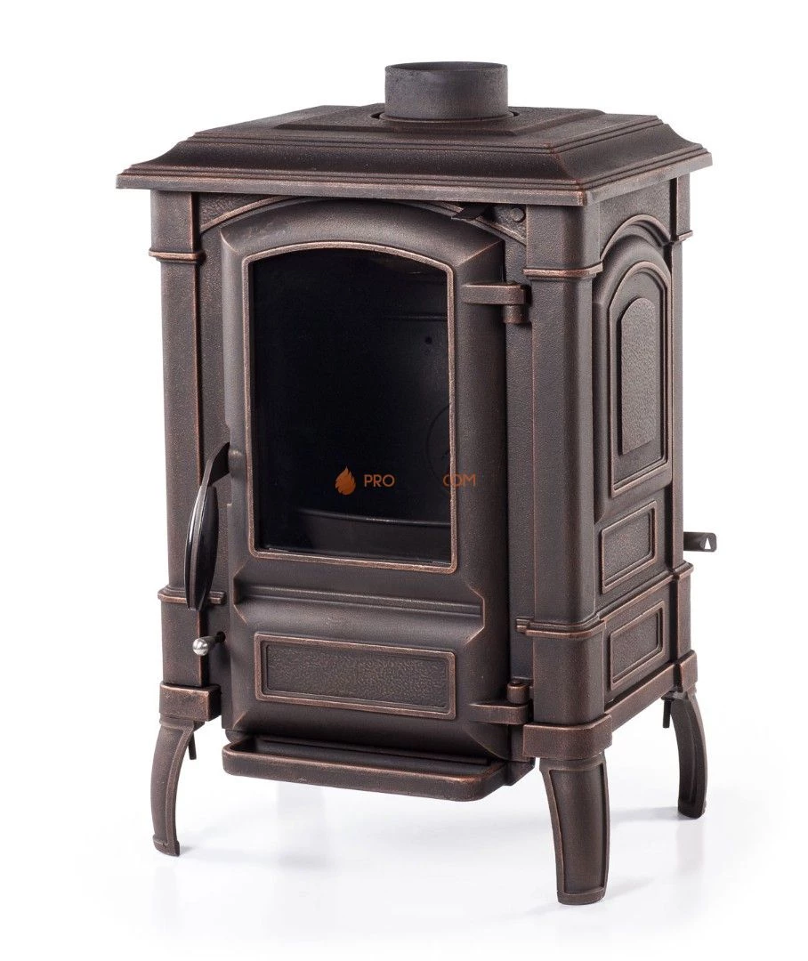 Печь-камин Fireway Bruno Патина Медь