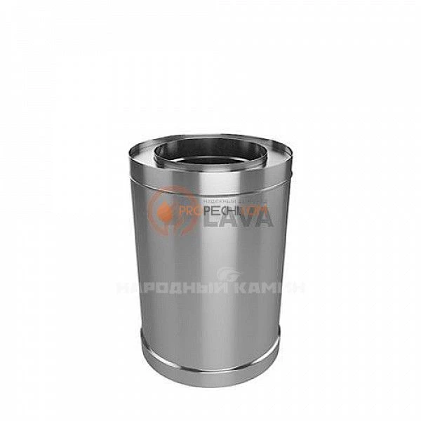 LAVA Труба-сэндвич 115/180, L=250, нерж. 439 (0,5)/439 (0,5) (ПЕРЛИТ)