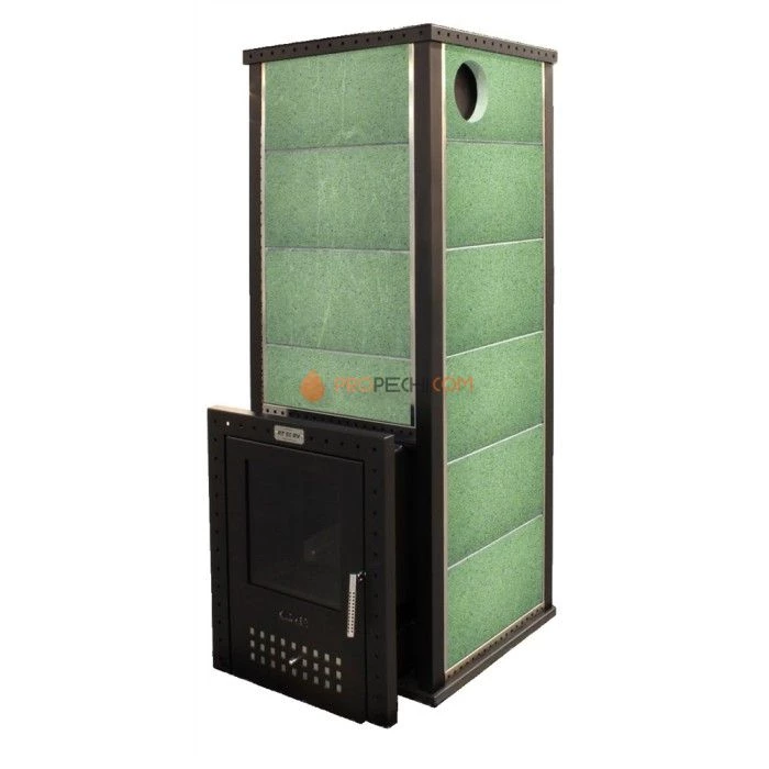 Дровяная печь для бани Klover RT 50-RV ( Серпентинит 30 мм )
