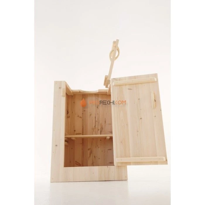 Фитобочка квадратная НКЗ КУБ из кедра, 130x84x84 см / 40 мм