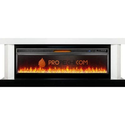 Каминокомплект Royal Flame Vancouver 60 - Белый с черным с очагом Vision 60 LED