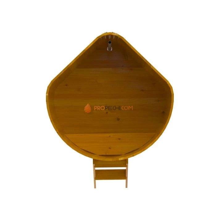 Купель BentWood угловая из натуральной лиственницы 1,37х1,37 Рустик