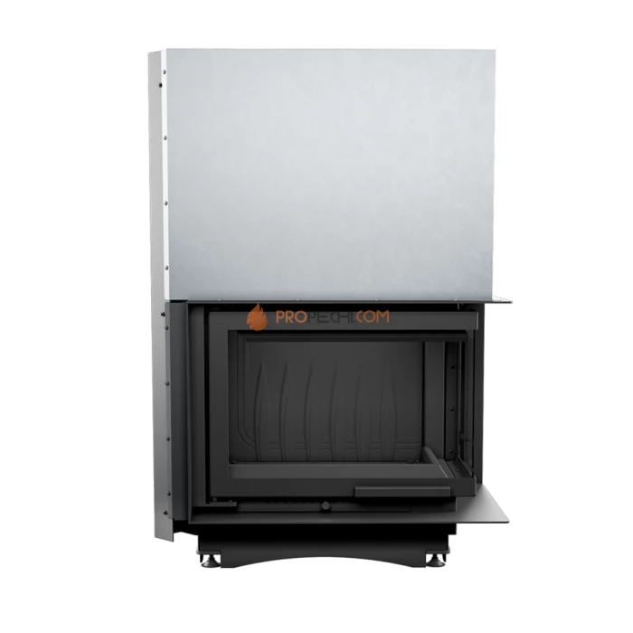 Каминная топка Kratki Maja/P/BS/G (угловое стекло справа,гильотина)