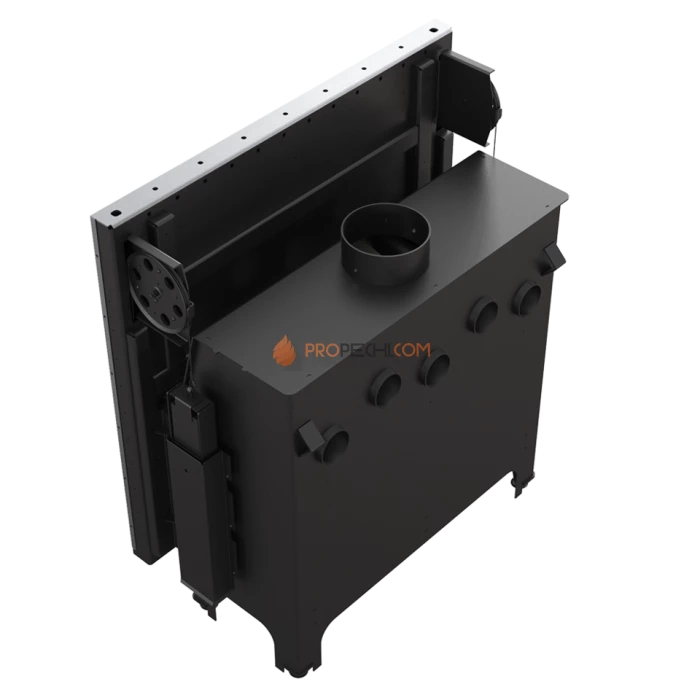 Каминная топка стальная Kratki MILA/G (гильотина) (16 кВт)