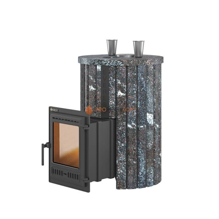 Чугунная печь для бани Эверест Steam Master 30 Ламель Амфиболит, S-20