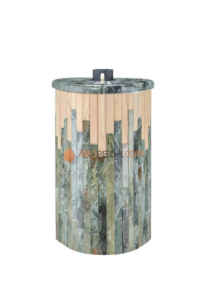 Банная печь Ферингер Малютка Жадеит + "Окаменевшее дерево"