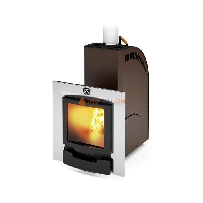 Дровяная печь для бани Теплодар Лагуна-12 ТК Панорама