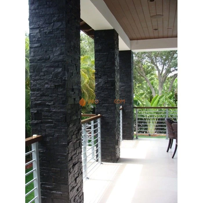 Панель Модерн Кварцит Чёрный (350х180мм) упак. (6шт/0,378м2)