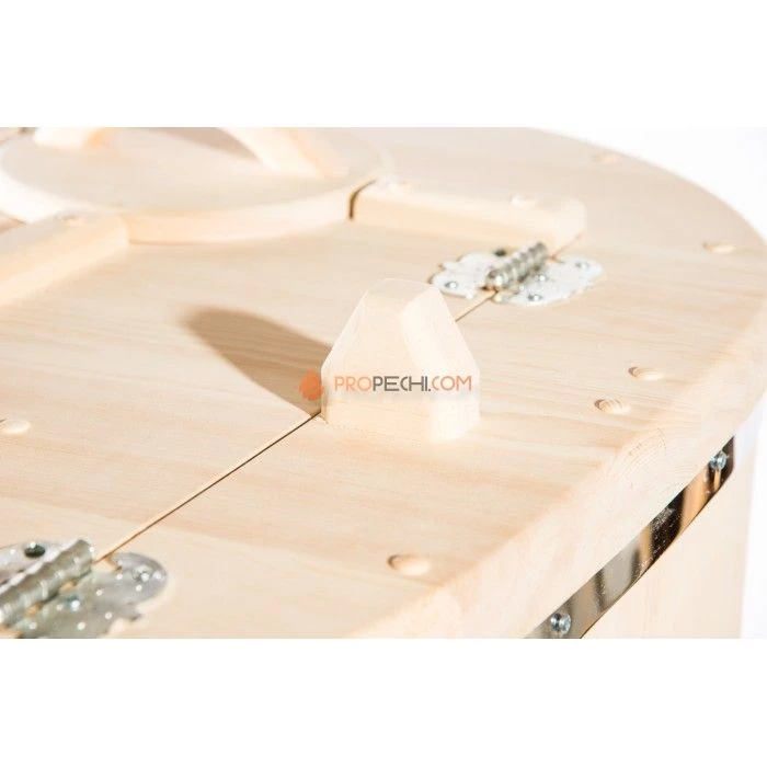 Фитобочка круглая НКЗ PREMIUM Гигант из кедра, диаметр 100 см, высота 130 см / 25 мм