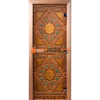 Дверь для бани DoorWood Фотопечать А022, 2100x700 мм