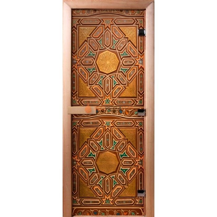 Дверь для бани DoorWood Фотопечать А022, 2100x700 мм