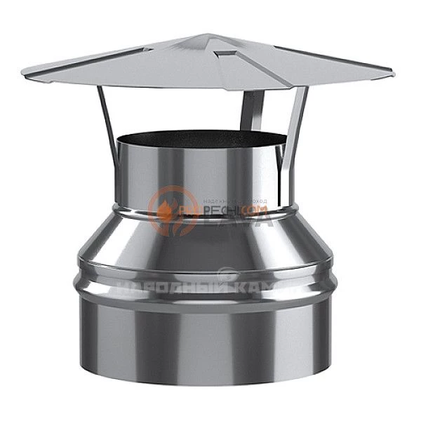 Оголовок-зонт 200/300, нерж. 439 (0,5)