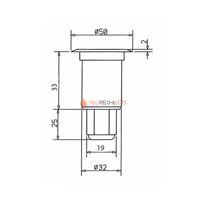 Светильник Cariitti S-Paver Led 3200 IP68 нержавеющая сталь