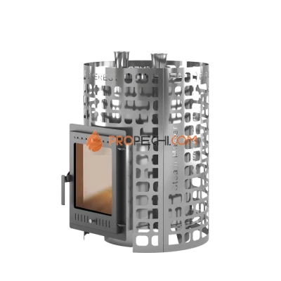 Дровяная печь для бани Эверест Steam Master 30 INOX (320М) б/в