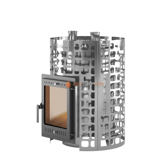 Дровяная печь для бани Эверест Steam Master 30 INOX (320М) б/в