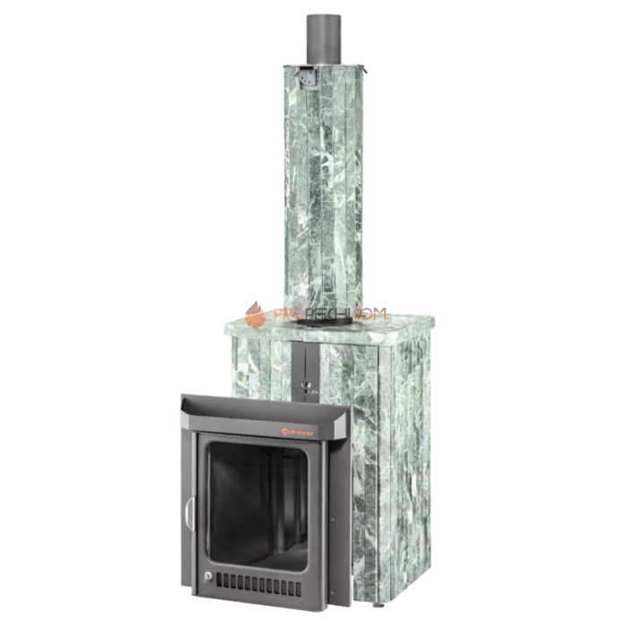 Дровяная печь для бани Ферингер Квадра До 25 м³ - Змеевик наборный