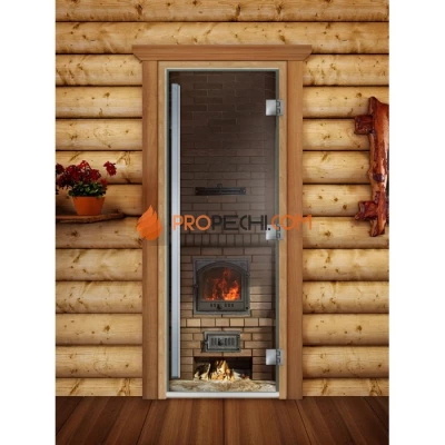 Дверь для бани DoorWood Престиж Фотопечать А040, 2000x800 мм