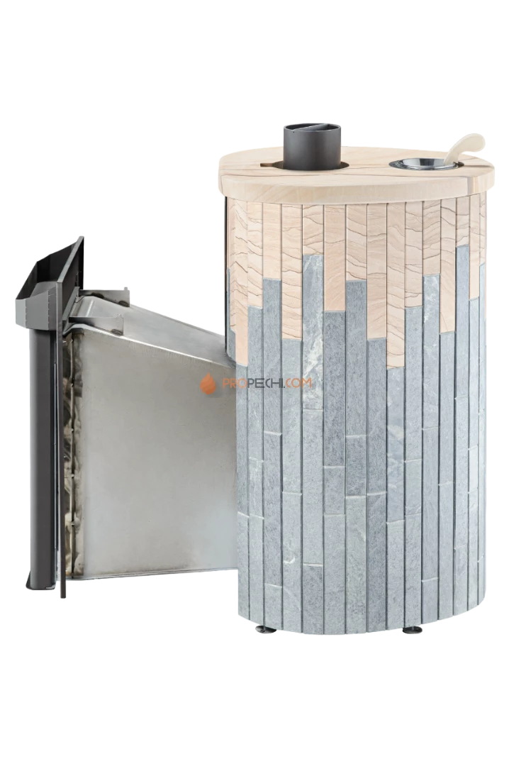 Банная печь Ферингер Макси ПФ Талькохлорит+"Окаменевшее дерево"