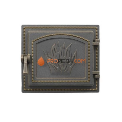 Печная дверца Везувий 261 (бронза)