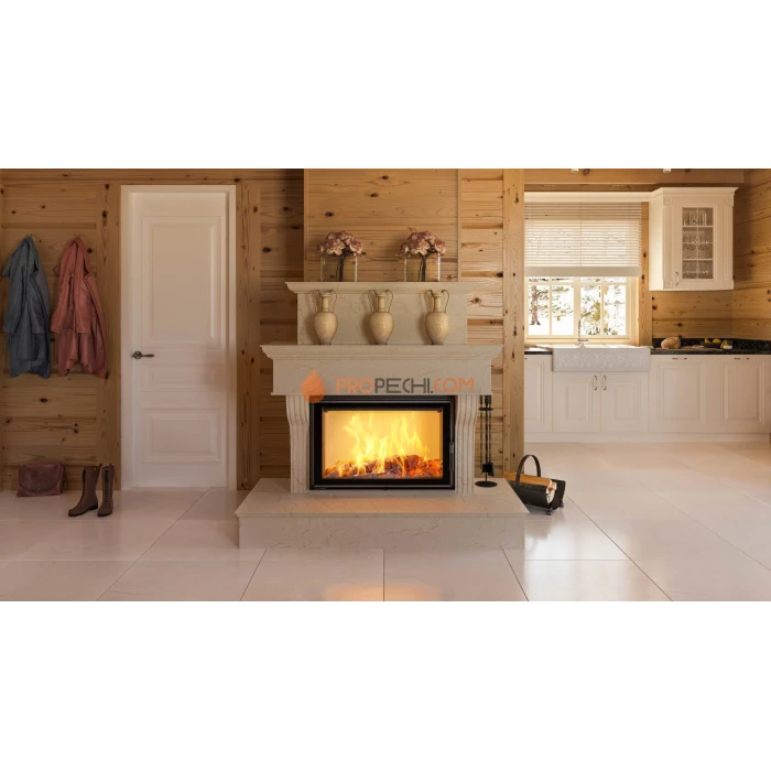 Каминная топка стальная Kratki LUCY/14 (14 кВт)