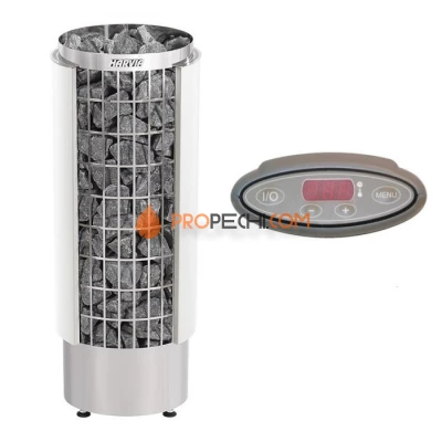 Электрическая печь Harvia Cilindro PC70VHEE White (с выносным пультом в комплекте)