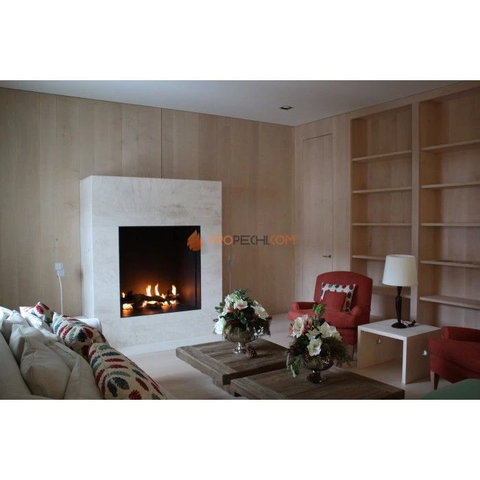 Газовая топка Vero Design Gala Квадратная (600x600 мм) D130/200 мм, горелка VLK burner