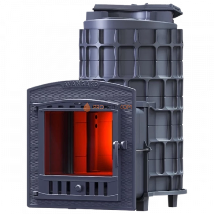 Чугунная печь для бани Гефест Авангард ЗК 35П2