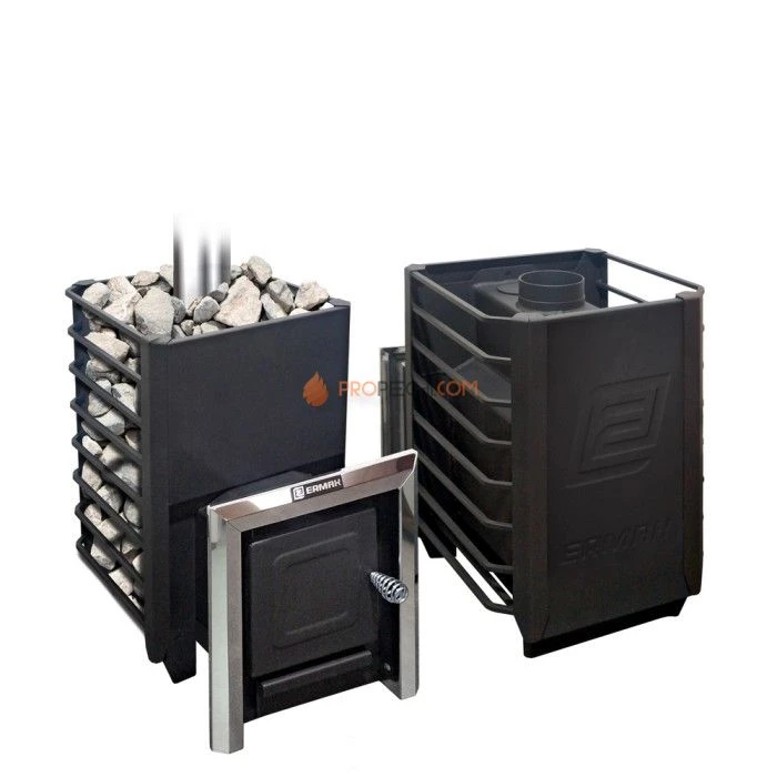 Дровяная печь для бани Ермак 16 Сетка - Классика