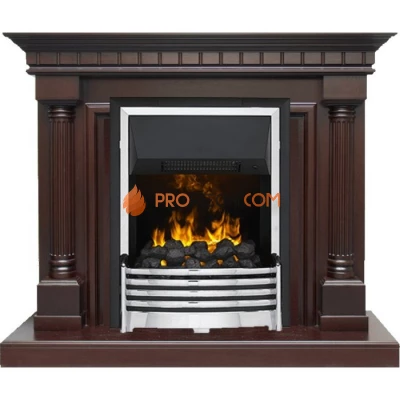 Каминокомплект Dimplex Dallas - Темный дуб с очагом Flagstaff