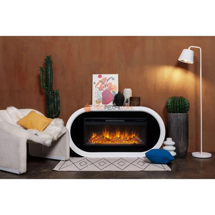 Портал Royal Flame Ellips - Орех (ширина 1450 мм)