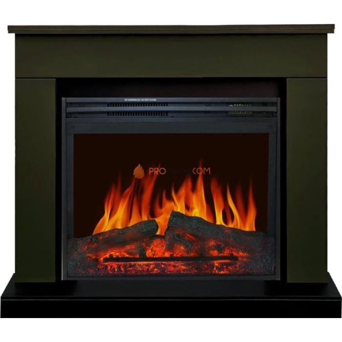 Каминокомплект Royal Flame Bergen (Разборный) - Темная олива с очагом Jupiter FX New