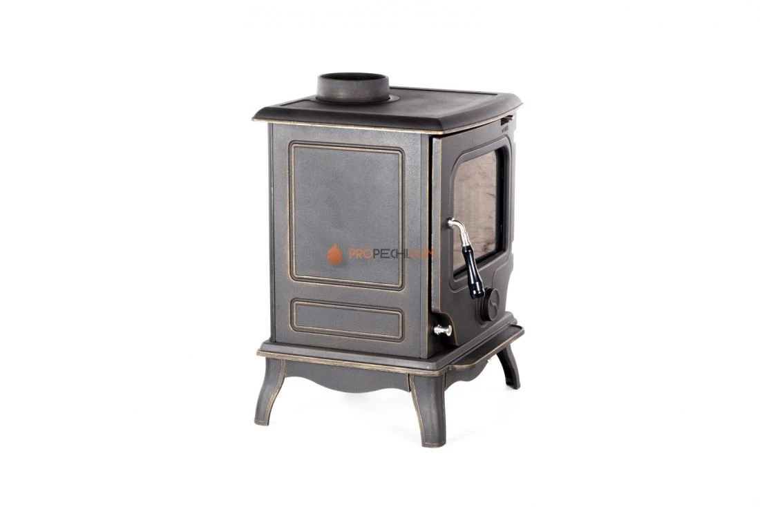 Печь-камин Fireway Paul патина бронза