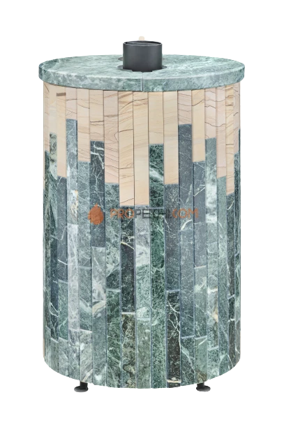 Банная печь Ферингер ПФ Уют-25 Змеевик + "Окаменевшее дерево"