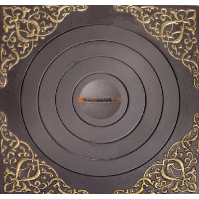 Плита под казан Гефест 07 520х520 ф400 с патиной