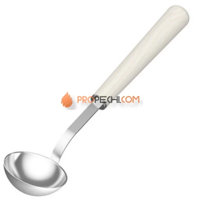 Черпак SAWO 442-MA (из нержавейки с деревянной ручкой, D100, 237мл)