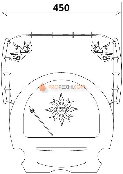 Банная печь Царь Печи Василиса