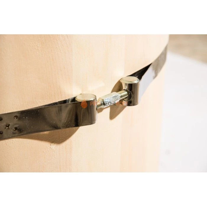 Фитобочка круглая НКЗ PREMIUM Гигант из кедра, диаметр 100 см, высота 130 см / 25 мм