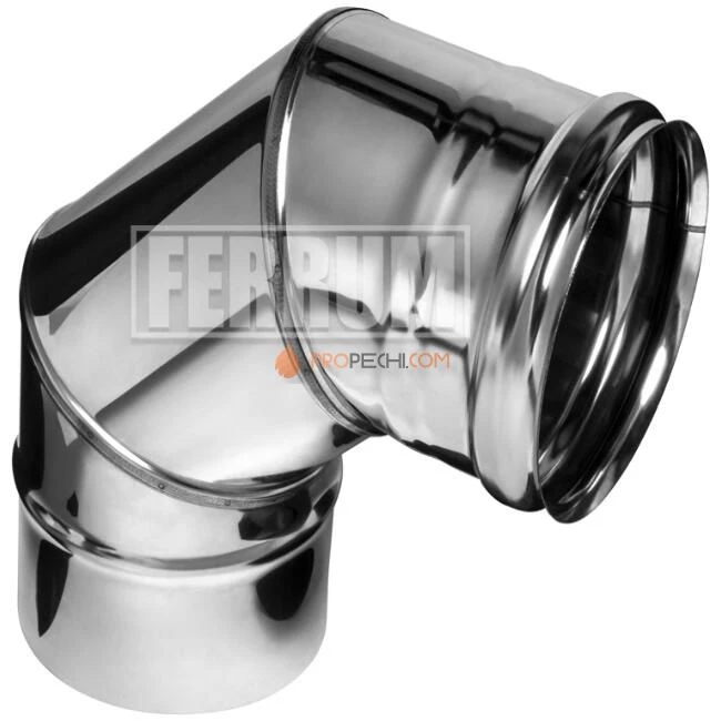 Колено угол 90°, толщина 0,8 мм, Ø150