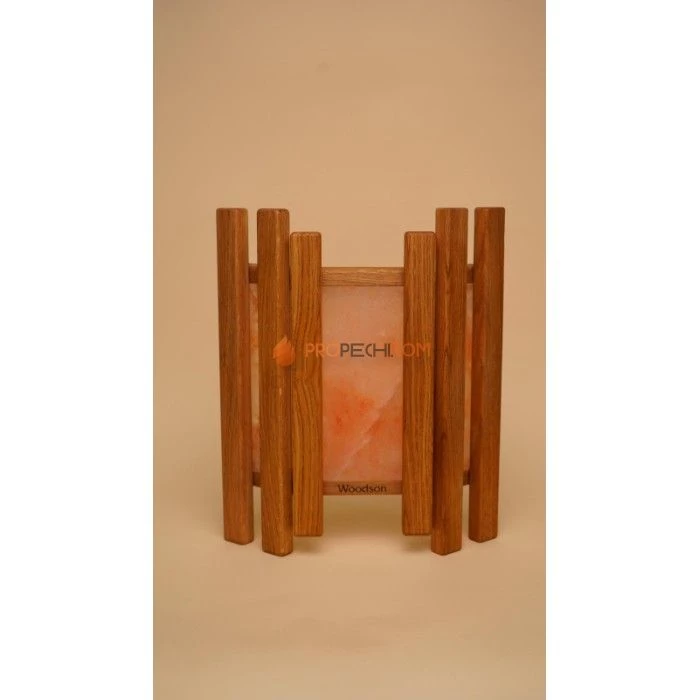 Абажур Woodson Trio с гималайской солью, дуб