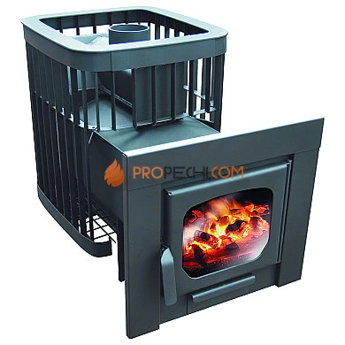 Банная печь Варвара Каменка удлиненная топка