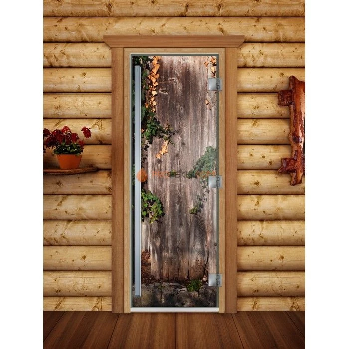 Дверь для бани DoorWood Престиж Фотопечать А030, 2000x800 мм